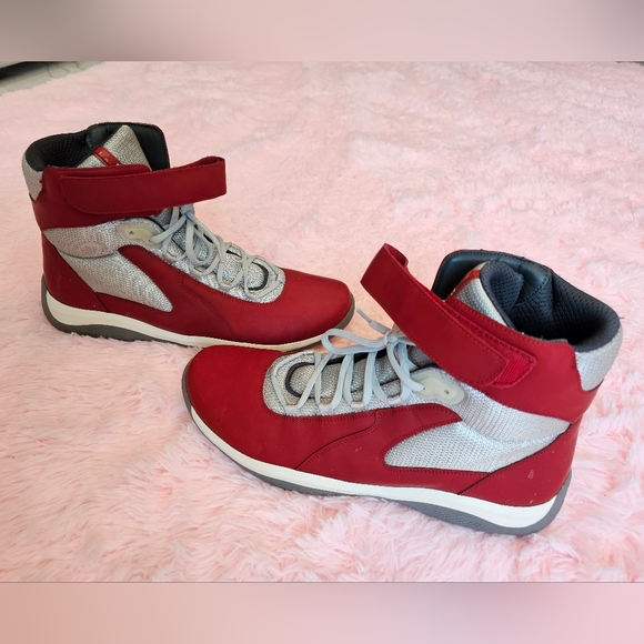 Prada Punta Ala high-top sneaker boot - Picture 3 of 5